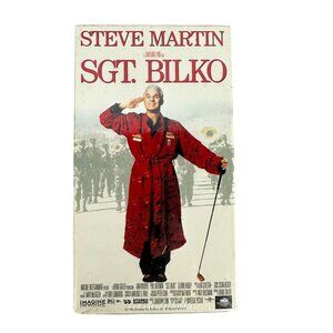 Sgt. Bilko VHS Steve Martin 1996 Comedy Movie Phil Hartman MCA Home Video